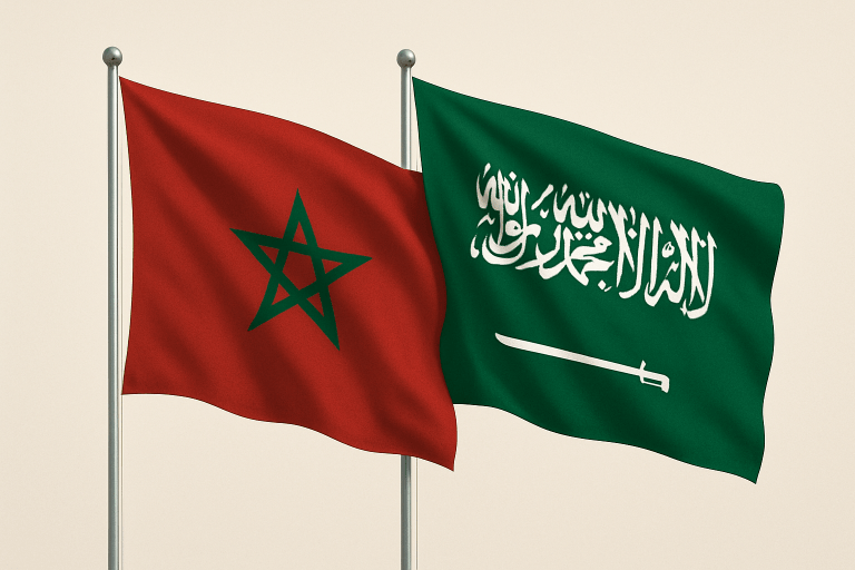 How can I quickly register my company online in Morocco from Saudi Arabia