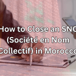 how to close an SNC in Morocco